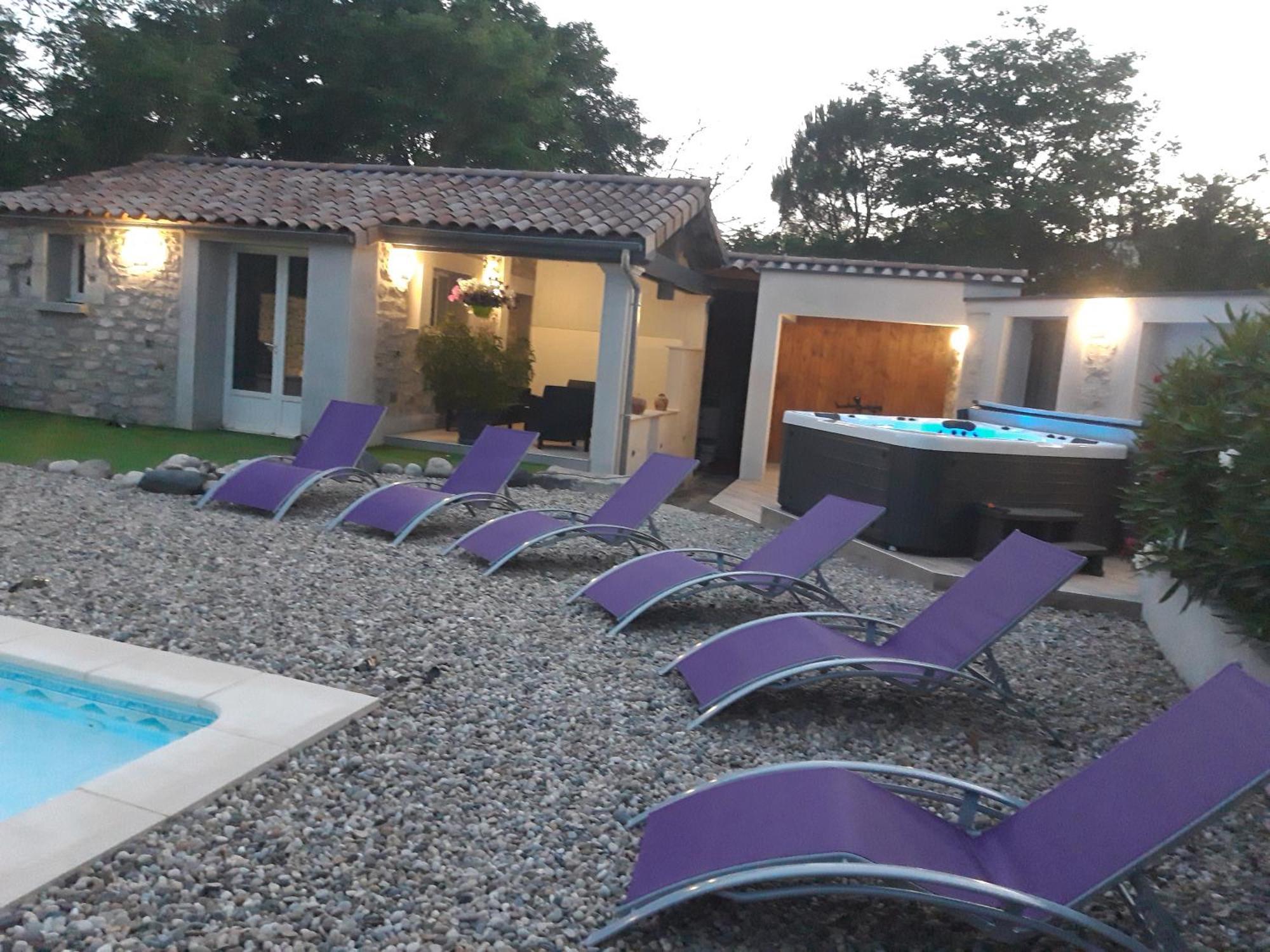 Villa Le Cocon Lussas Exterior foto
