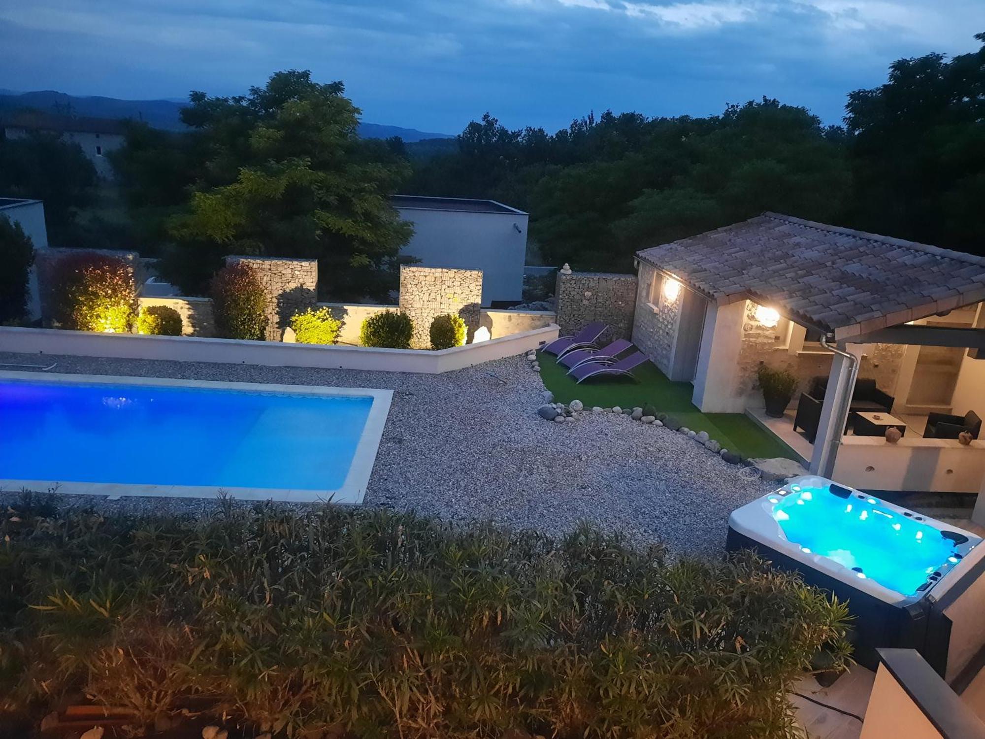 Villa Le Cocon Lussas Exterior foto